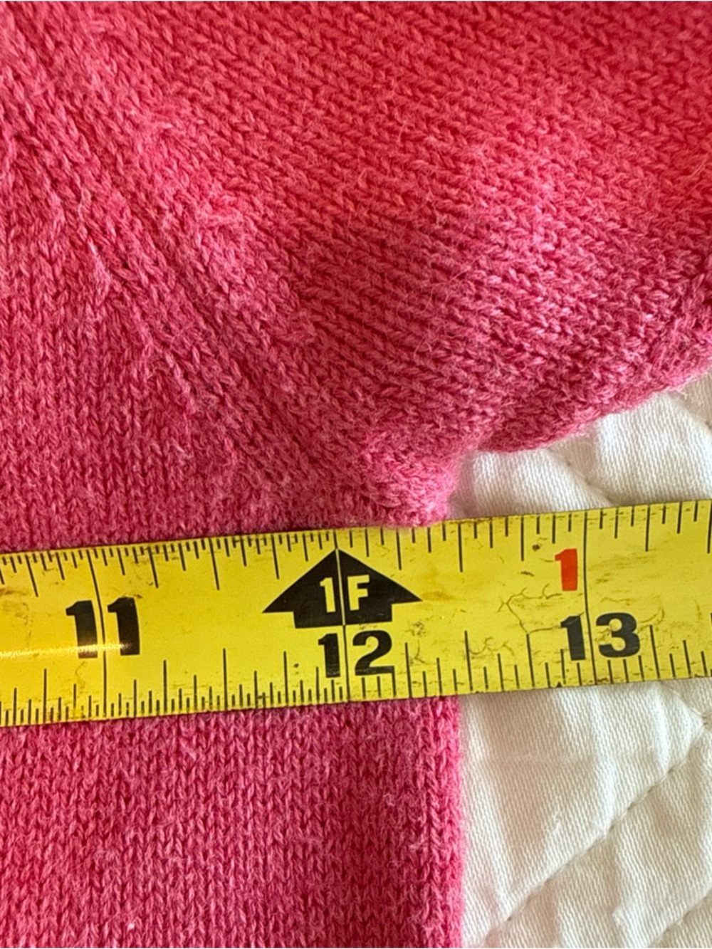EUC Janie & Jack Pink & White Cotton Knit Sweater Dress Spring Girls Size 7 - Picture 6 of 7